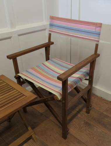 Mid Century set with 2 Directors Chairs and a Coffee Table