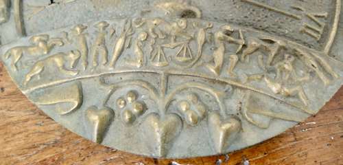 Weathered Brass Garden Sundial This sundial is made in Cast Brass