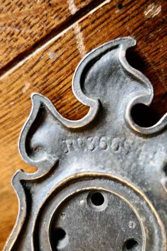 Superb Art Nouveau Brass Bell Push