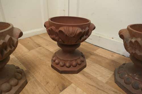 4 Terracotta Garden Urns