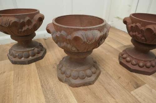 4 Terracotta Garden Urns