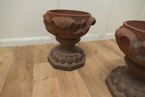 4 Terracotta Garden Urns