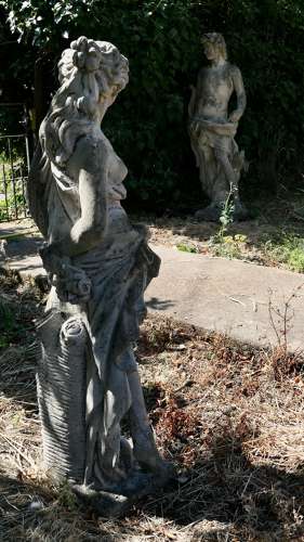 French Cast Stone Statue of Diana