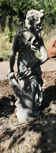 French Cast Stone Statue of Diana
