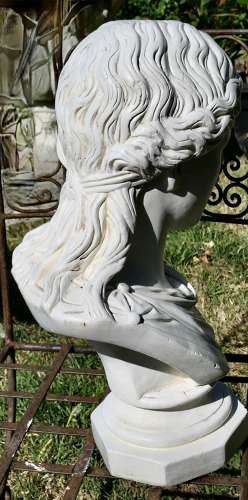 Good Large Bust of a Roman Lady in the Pre-Raphealite Style