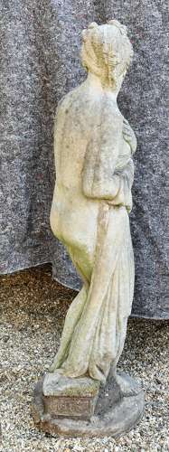 Large Weathered Neoclassical Statue of Pandora