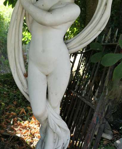 Dancing Maiden Marble Sculpture by Papini