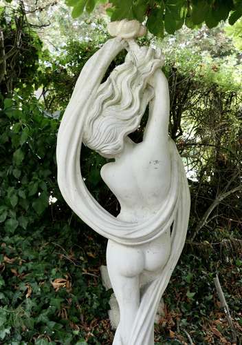 Dancing Maiden Marble Sculpture by Papini