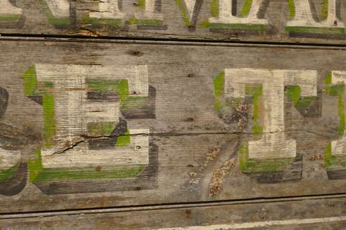 Large Painted Wooden Advertising Sign, “HORNIMAN’S PURE TEA”