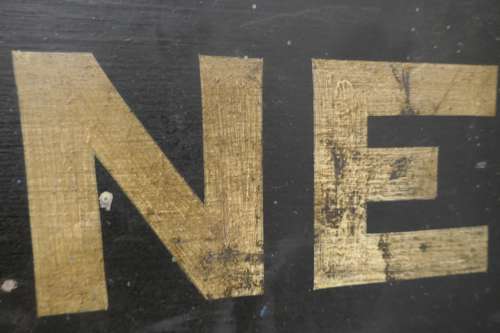 L %26 N E R Wooden Railway Sign