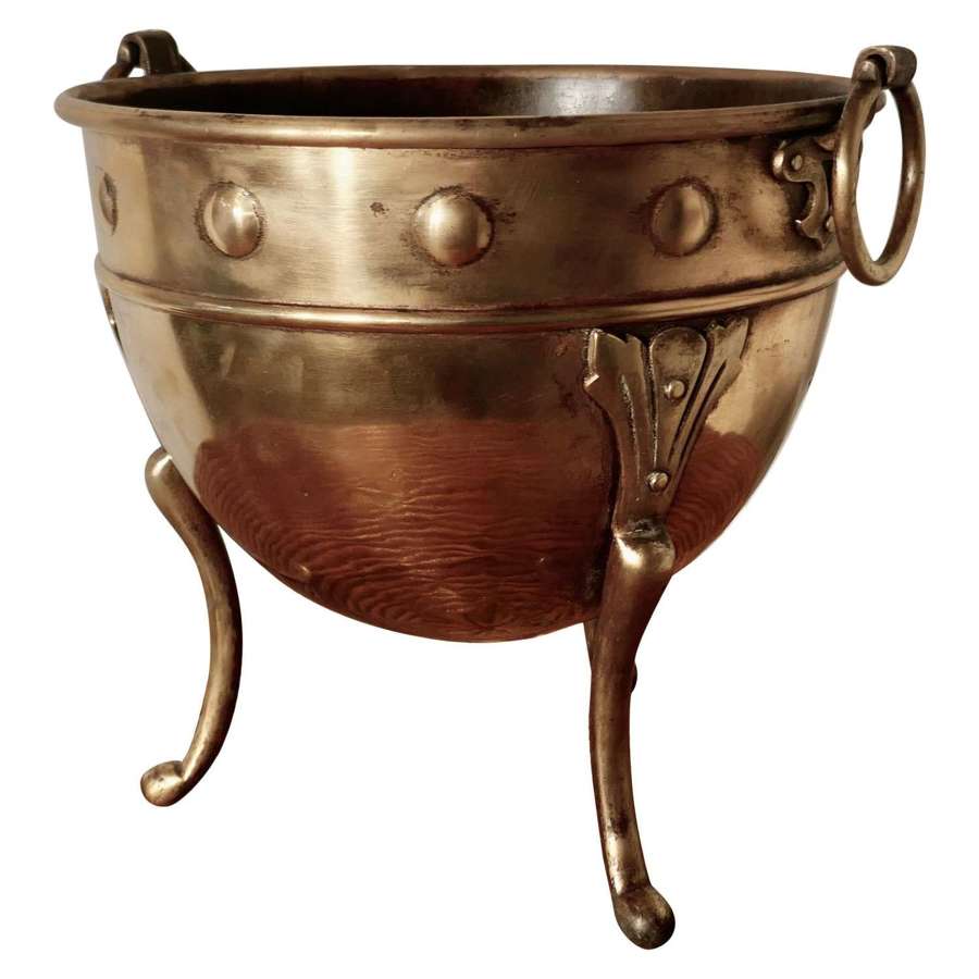 Brass Arts %26 Crafts Jardini&egrave;re by Henry Loveridge