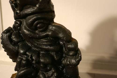 19th Century Cast Iron Mr Punch Door Stop