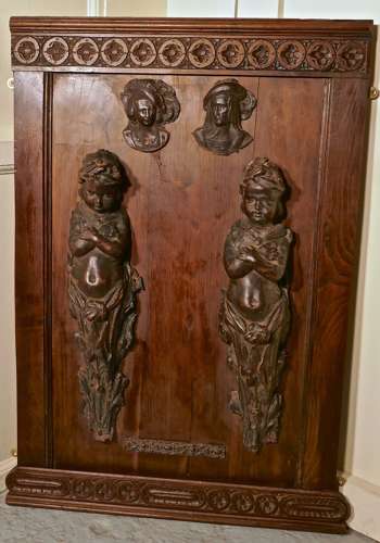Leathermaché Putti, Architectural Decorations