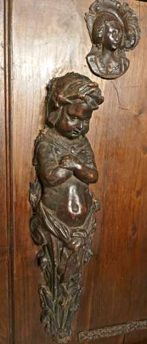 Leathermaché Putti, Architectural Decorations