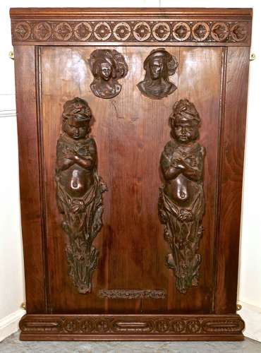Leathermaché Putti, Architectural Decorations