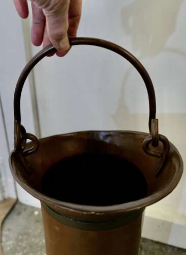 19th Century Dutch Copper Oil Can