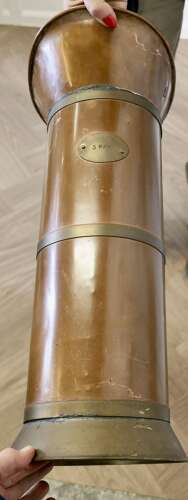19th Century Dutch Copper Oil Can