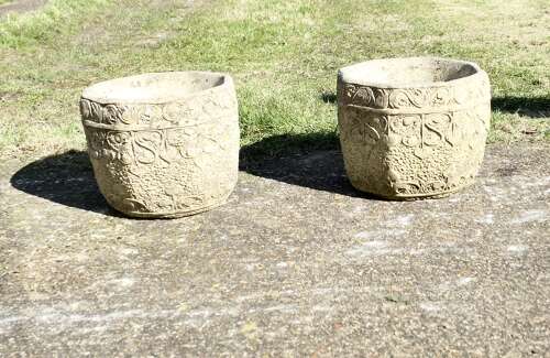 A pair of Art Nouveau Planters from Cotswold Studio
