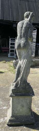 Large Weathered Garden Statue of Venus