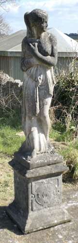 Large Weathered Garden Statue of Venus