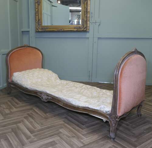 Charming 19th Century French Window Seat or Day Bed