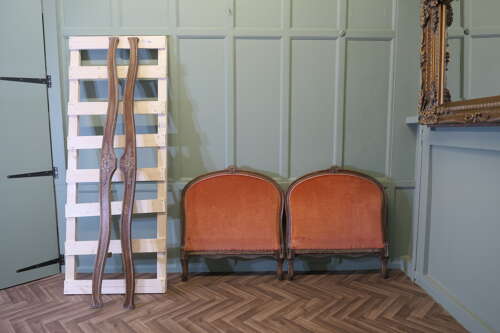 Charming 19th Century French Window Seat or Day Bed