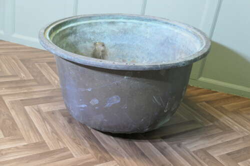 An Early 19th Century Antique Copper Cauldron