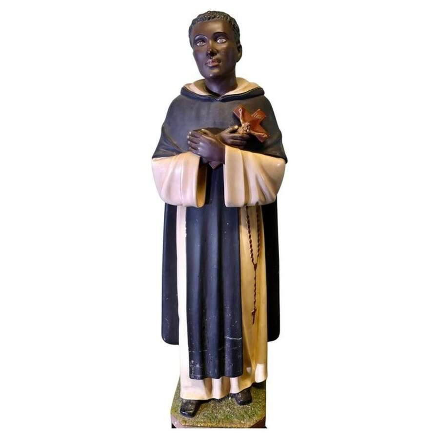 A Statue of Saint Mart&iacute;n de Porres Vel&aacute;zquez OP