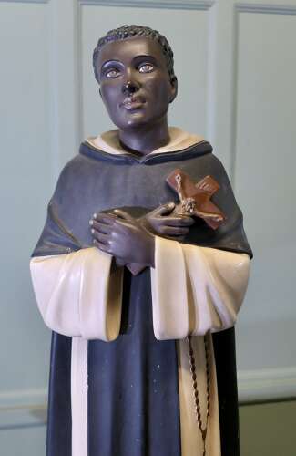 A Statue of Saint Martín de Porres Velázquez OP