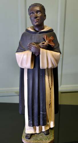 A Statue of Saint Martín de Porres Velázquez OP