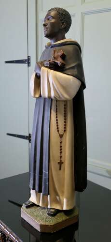 A Statue of Saint Martín de Porres Velázquez OP
