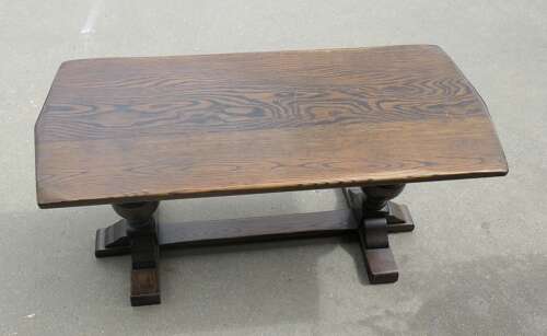 Good Farmhouse Oak Refectory Style Coffee Table