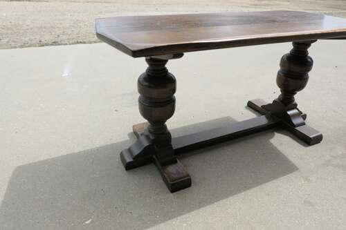 Good Farmhouse Oak Refectory Style Coffee Table