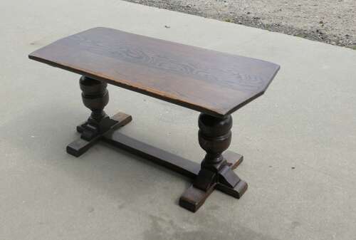 Good Farmhouse Oak Refectory Style Coffee Table