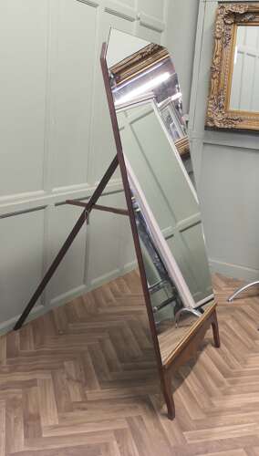 Art Deco Cheval Dressing Mirror from a Gents Outfitters