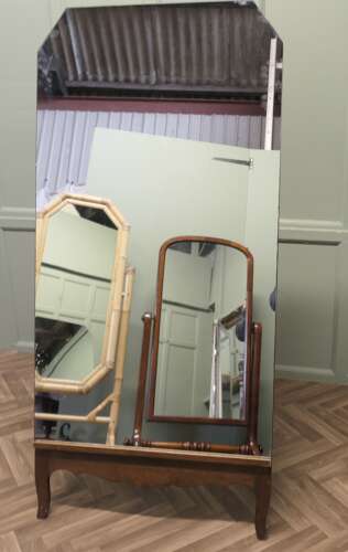 Art Deco Cheval Dressing Mirror from a Gents Outfitters