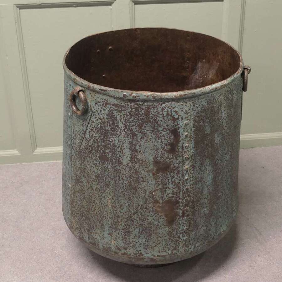 Industrial Style Iron Log Bin, or Large Planter