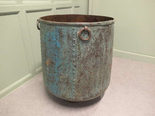 Industrial Style Iron Log Bin, or Large Planter