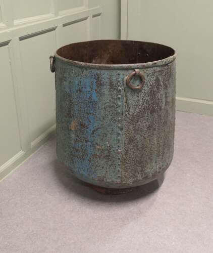 Industrial Style Iron Log Bin, or Large Planter