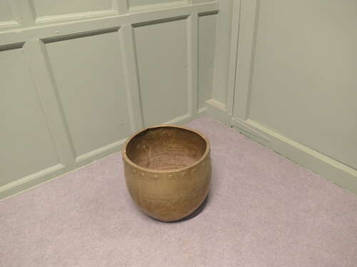 Brass Arts and Crafts Riveted Jardiniere