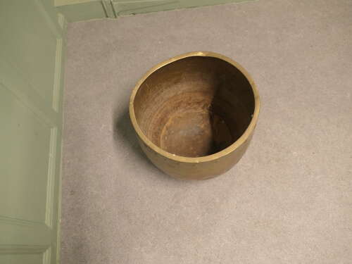 Brass Arts and Crafts Riveted Jardiniere