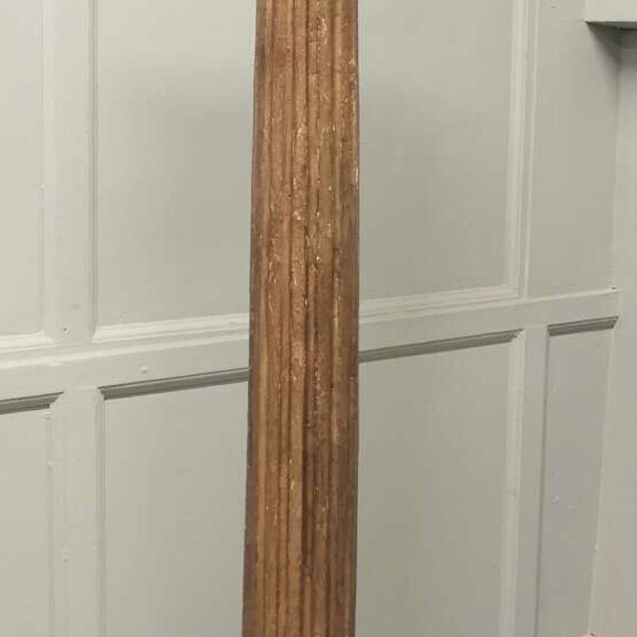 French Carved Gilt Corinthian Column