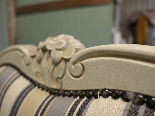 French Upholstered Double Bed
