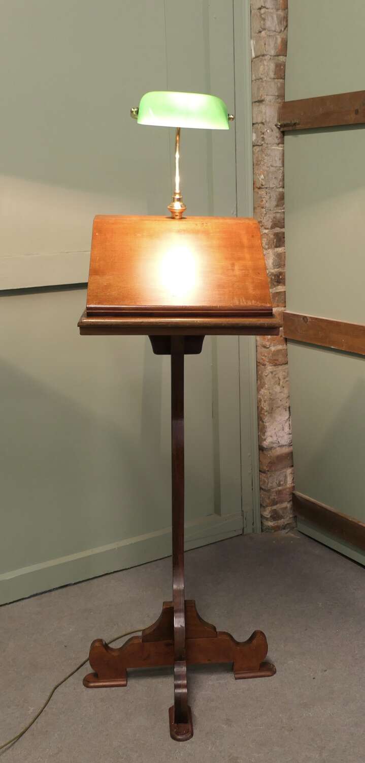 Greeter Counter Arts and Crafts Restaurant Reception Station Greeter, with Light