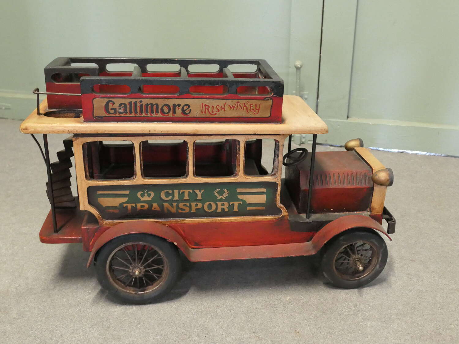 A Vintage Model double Decker Bus, Shop Window Display   A Handsome Vintage piece