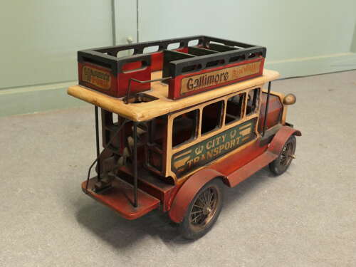 A Vintage Model double Decker Bus, Shop Window Display   A Handsome Vintage piece