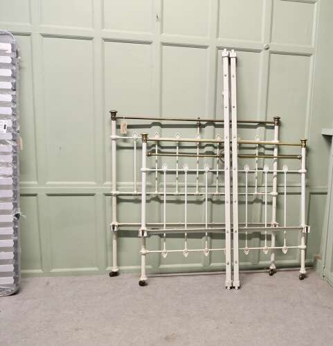 Victorian Brass and Iron Double Bed  All in all an attractive bed and a timeless in design