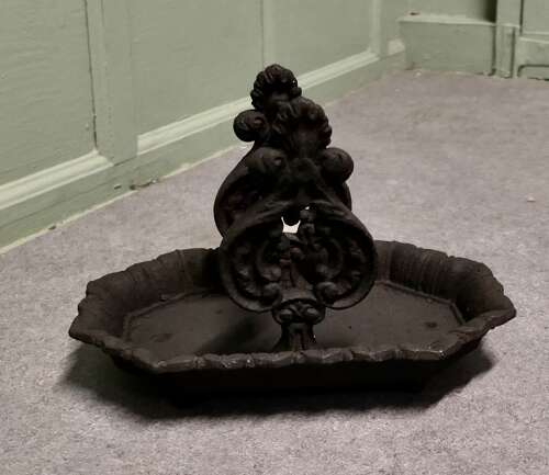 Victorian Cast Iron Boot Scraper by T Holcroft & Sons Ltd Wolverhampton
