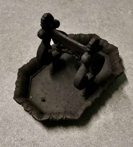 Victorian Cast Iron Boot Scraper by T Holcroft & Sons Ltd Wolverhampton