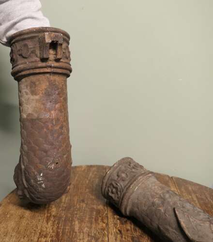 Decorative Cast Iron Dragon Drainpipe Spouts 2 Very Unusual Drainpipe spouts
